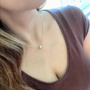 Sterling Silver Sphere Chain Necklace